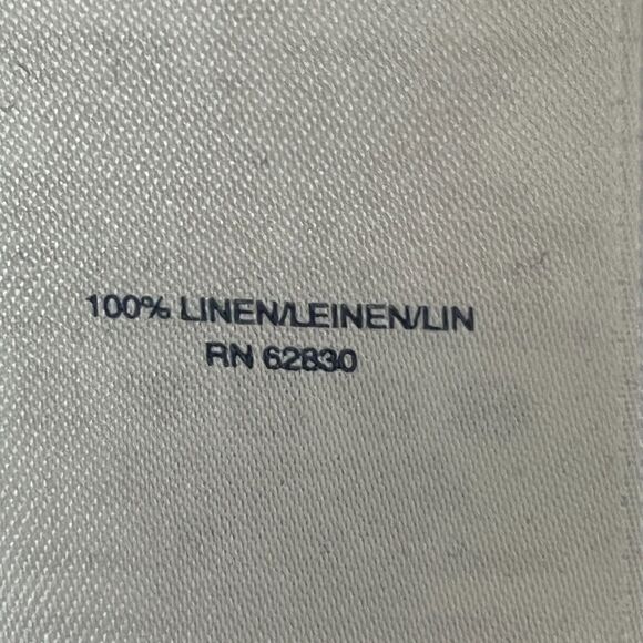 Lands' End Linen Dress XL 18 Sleeveless Shift Resort Beachy Lagenlook Minimal - Picture 7 of 9